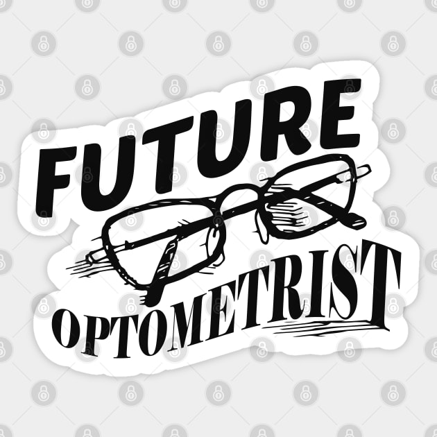 Optometry Student - Future Optometrist Sticker by KC Happy Shop